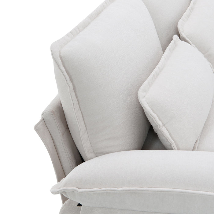 Modern U-Shaped Sectional Sofa With Waist Pillows, 6 Seat Upholstered Symmetrical Sofa Furniture, Sleeper Sofa Couch With Chaise Lounge For Living Room