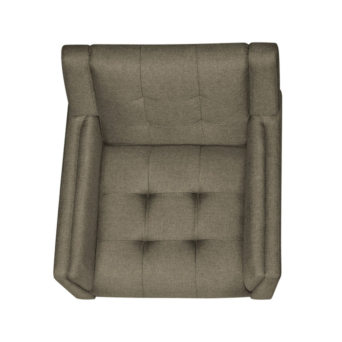 Luminaesque - Fabric Upholstered Armchair With Tufted Back