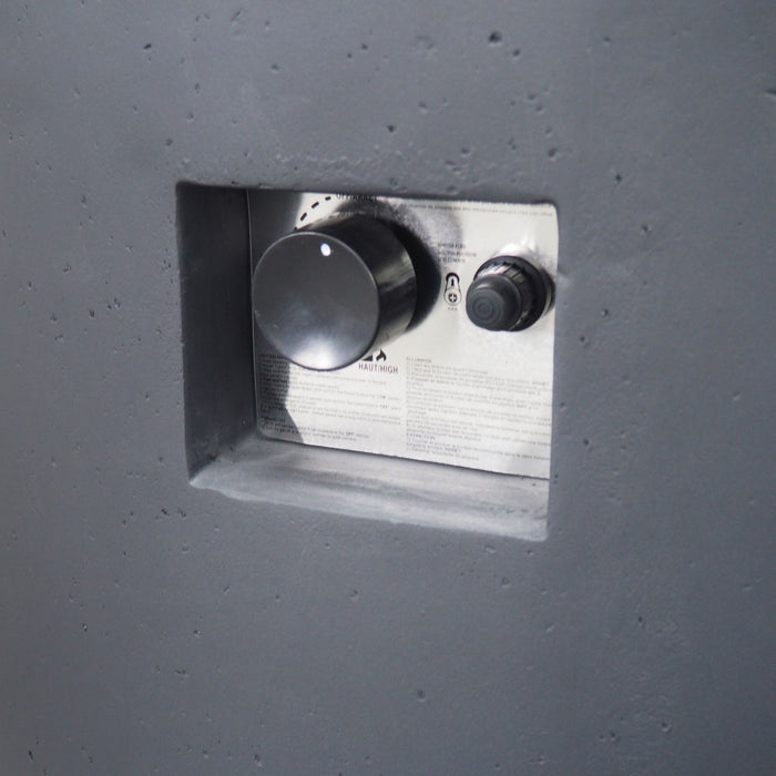 Round Iron Fire Pit With 40,000 Btu