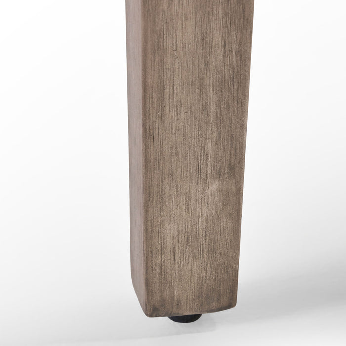 Savannah - Outdoor Wicker And Ottoman - Gray