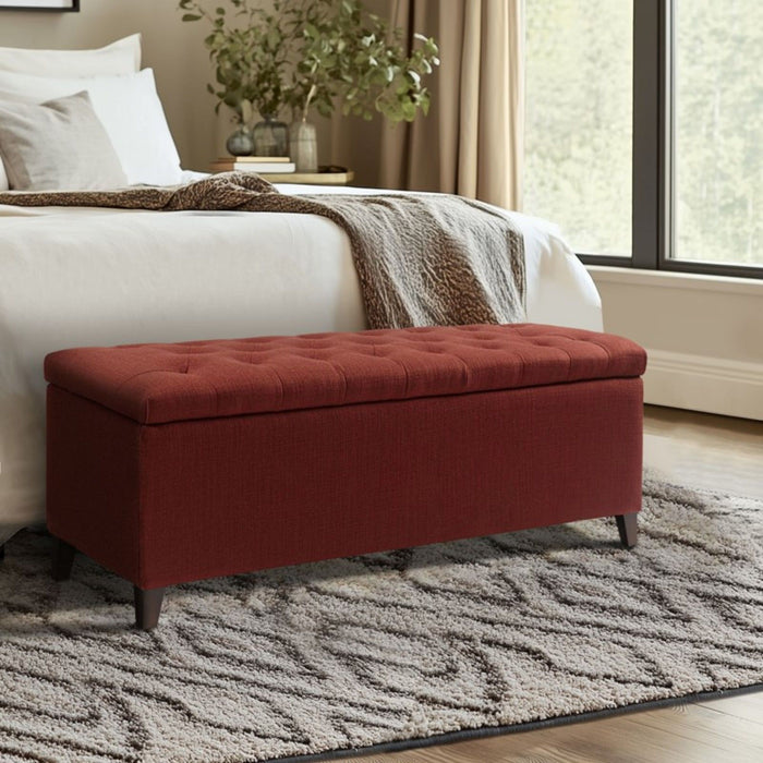 Shandra - Tufted Top Soft Close Storage Bench