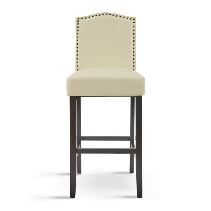 Counter Height Upholstered Bar Stools (Set of 2)