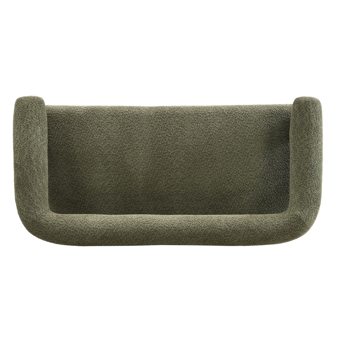 Modern Round Armrest Loveseat