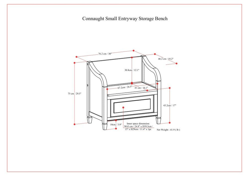 Connaught - Storage Bench