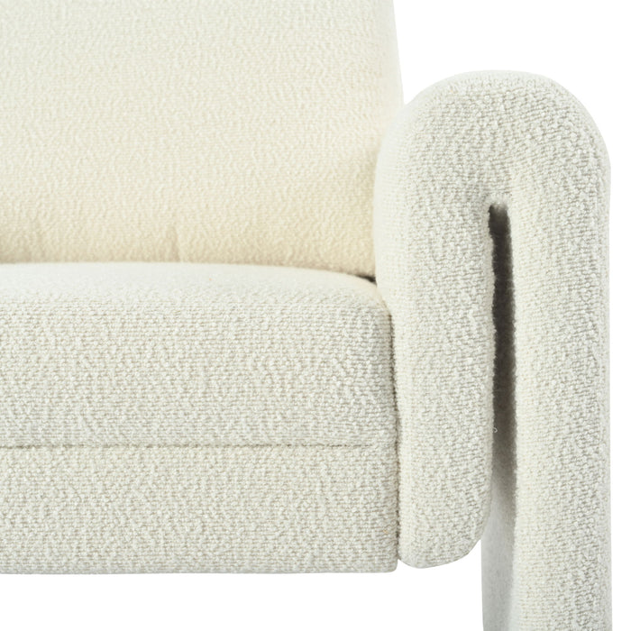 Modern Upholstered Accent Chair, Sturdy Support & Luxurious Comfort