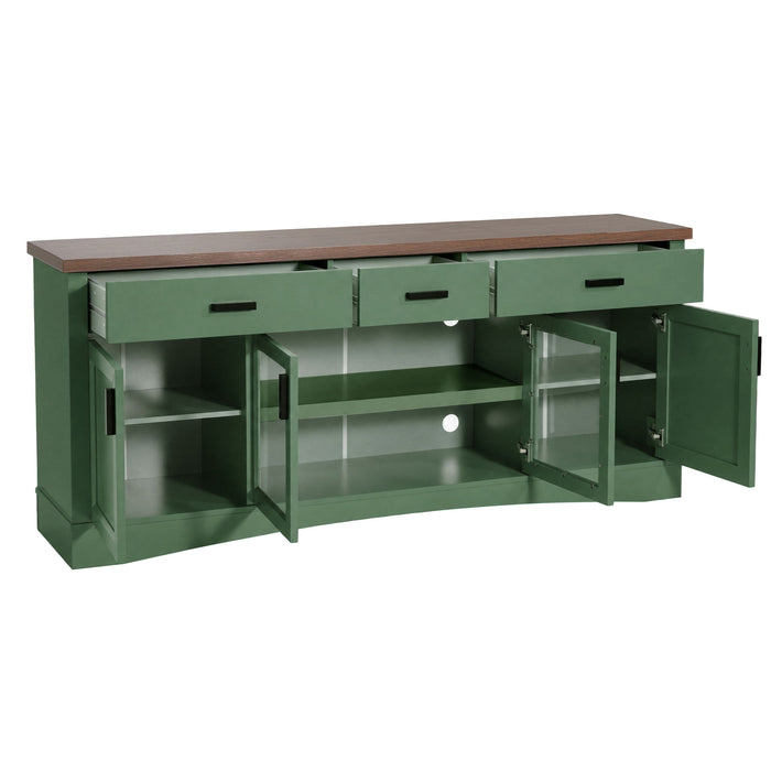 Modern TV Console & Adjustable Shelves