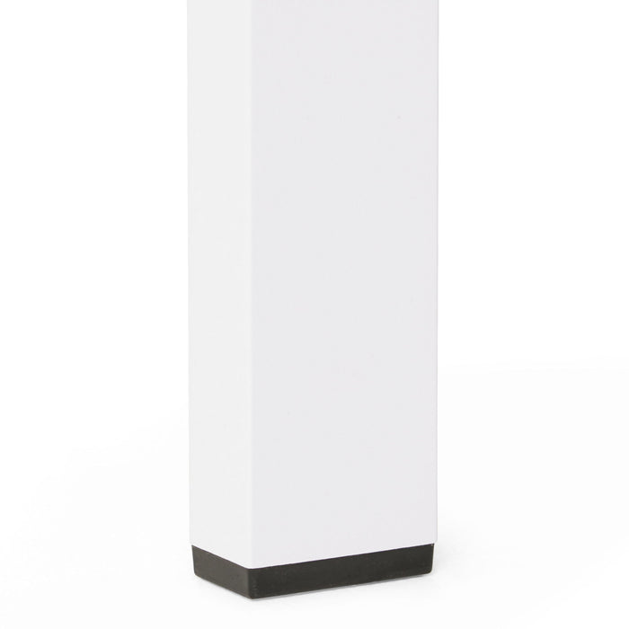 Cape Coral - Contemporary Side Table With Frosted Glass Top