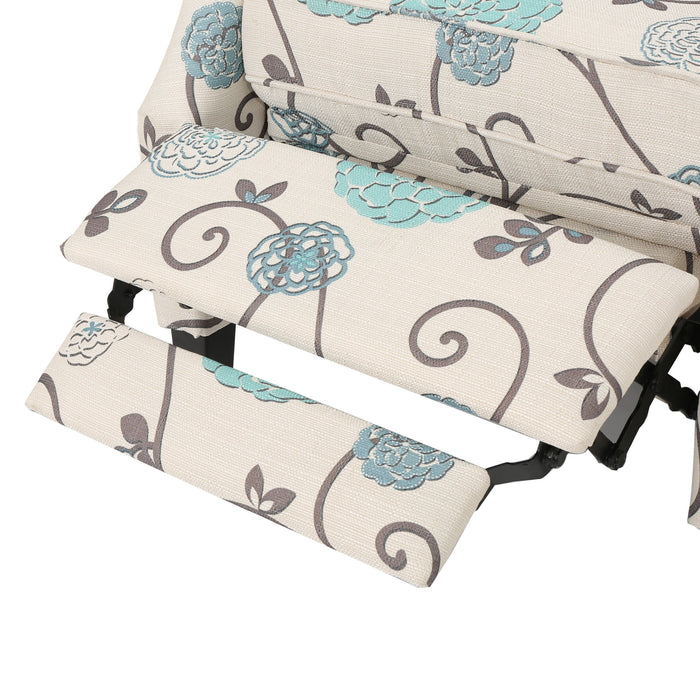 Westeros Wing Back Fabric Upholstered Recliner