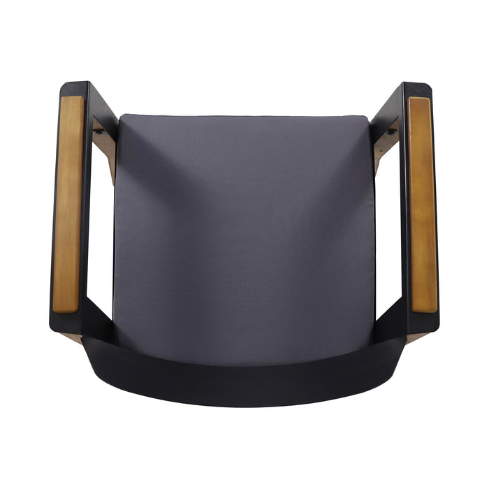 Soho - Transitional Style Outdoor Club Chair (Set of 2) With Cushions - Teak