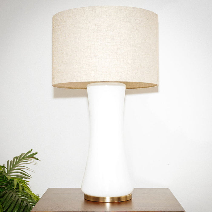 Cascade - Lamp Base Table Lamp - Beige / Gold / White