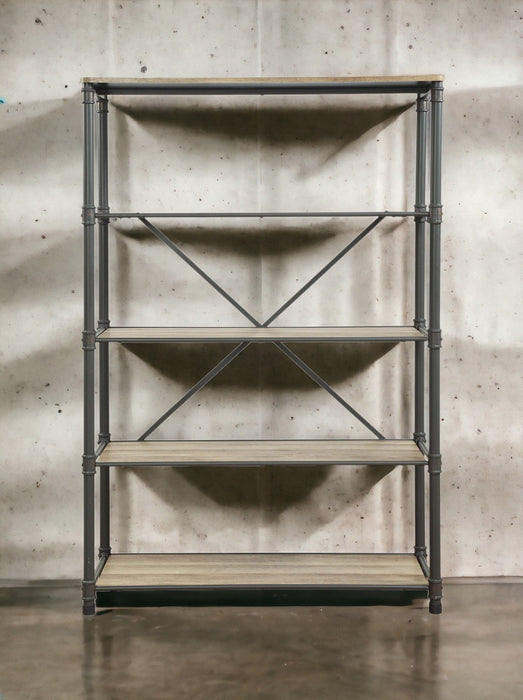 Itzel - Bookshelf - Gray / Oak