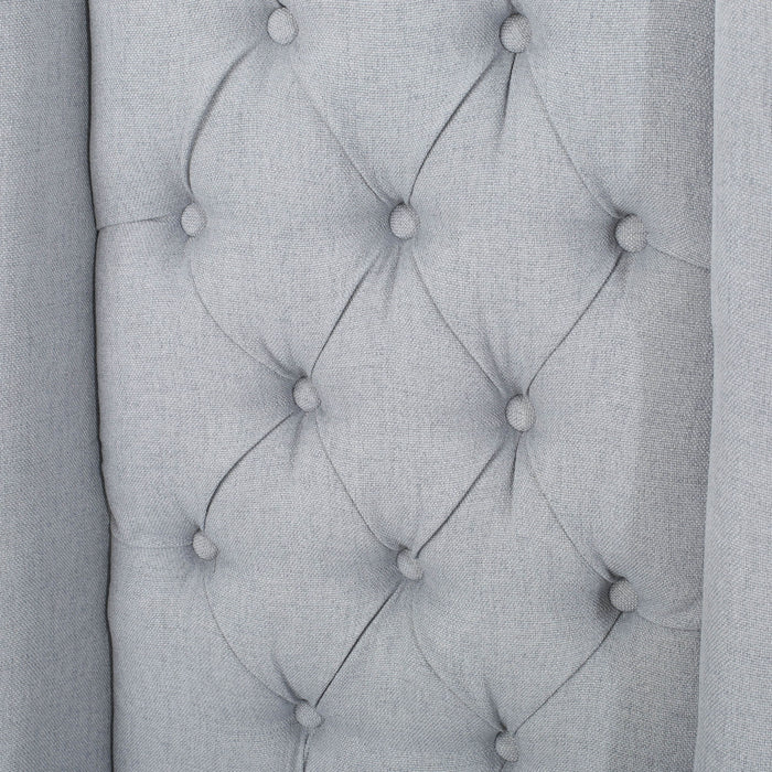 Sophisticated Tufted Dining Chair With High Back Design