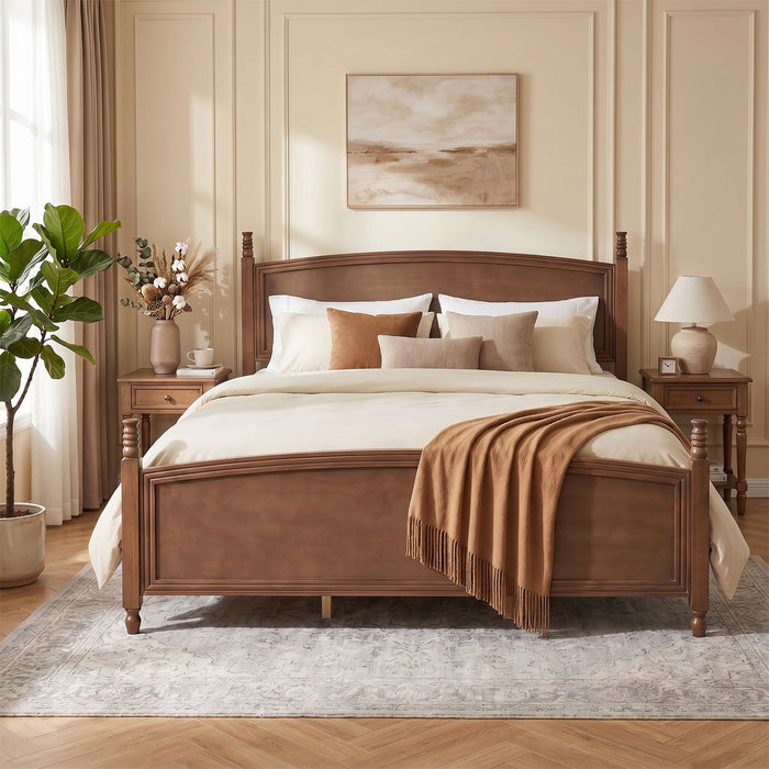 Bed Frame With Headboard & Footboard