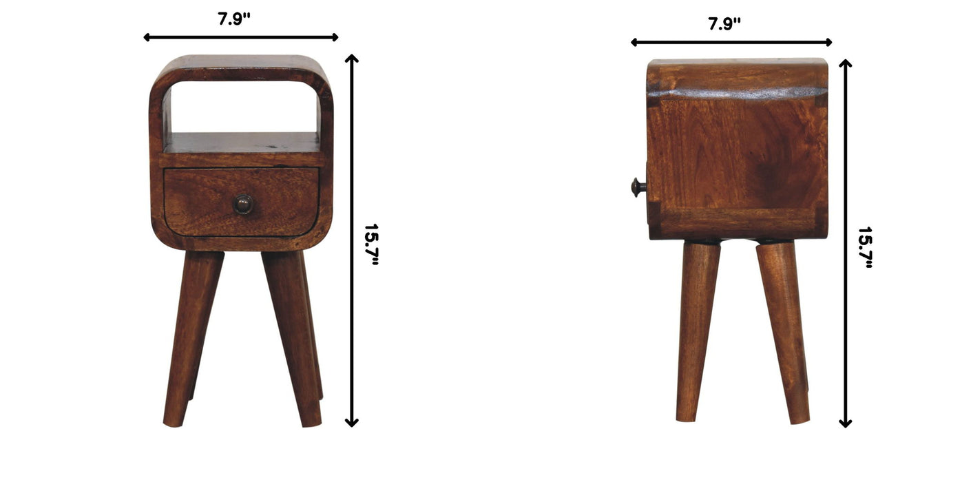 Mini Open Bedside Nightstand