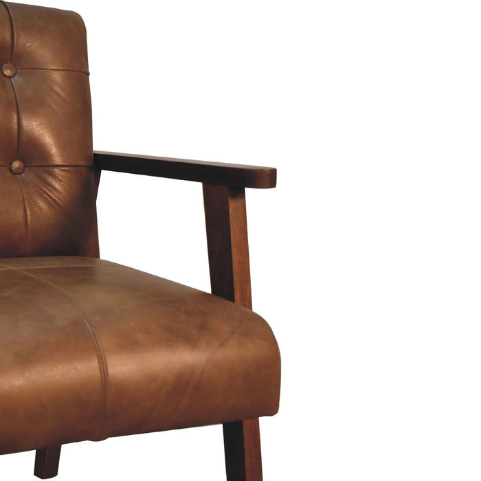 Buffalo - Leather Chair - Brown
