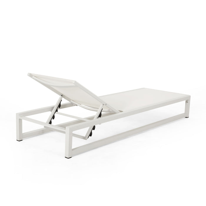 Venice - Classic Chaise Lounge With Adjustable Aluminum Frame