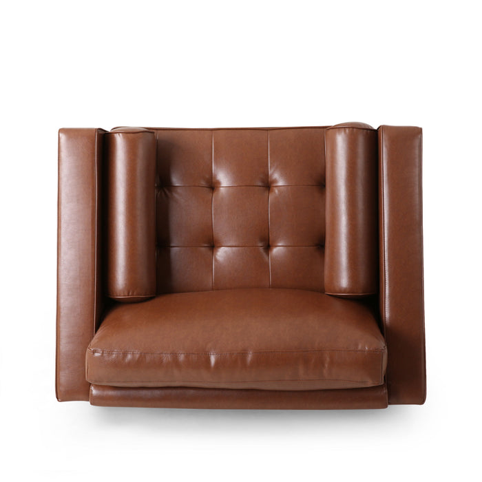 Sophisticated Club Chair With Relaxing Comfor