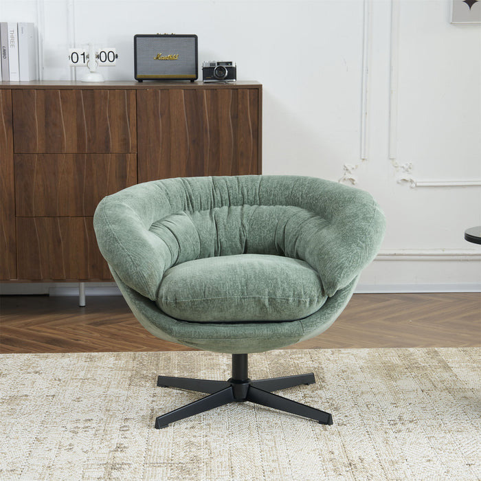Modern Chenille Office Chair With 360 Degree Swivel