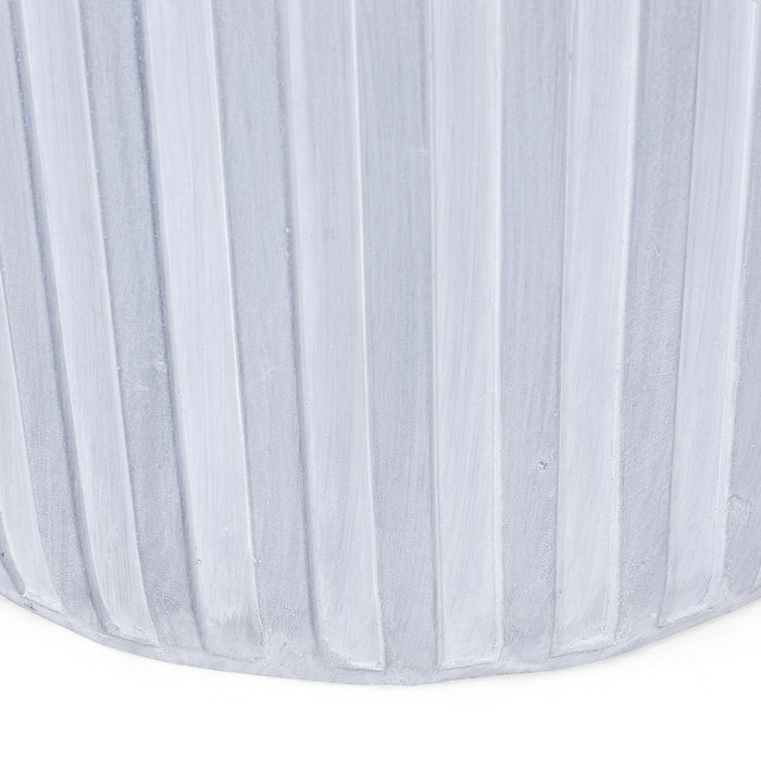 End Table, Outdoor - Light Blue