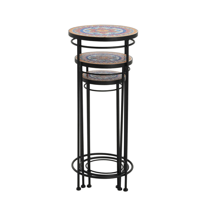 Wesley - Plant Stand - Black / Red