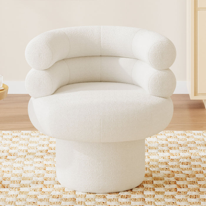 Round Swivel Accent Chair For Living Room