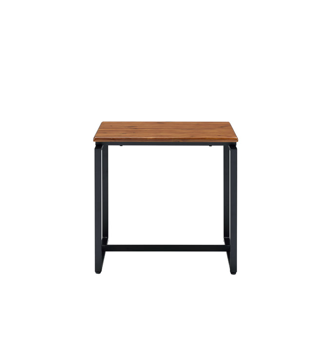 Jurgen - 3 Pieces Pack Coffee & End Set - Oak / Black