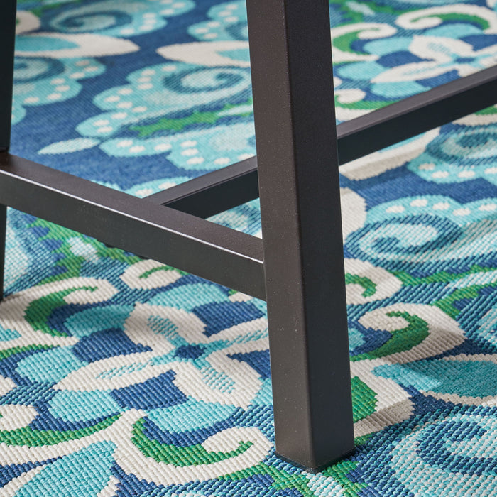 Carlisle - Industrial Coffee Table With And Slat Panel Design - Natural