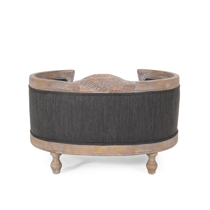 Upholstered Pet Bed, Fabric Dog Bed