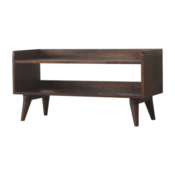 Nordic Storage Bench - Walnut