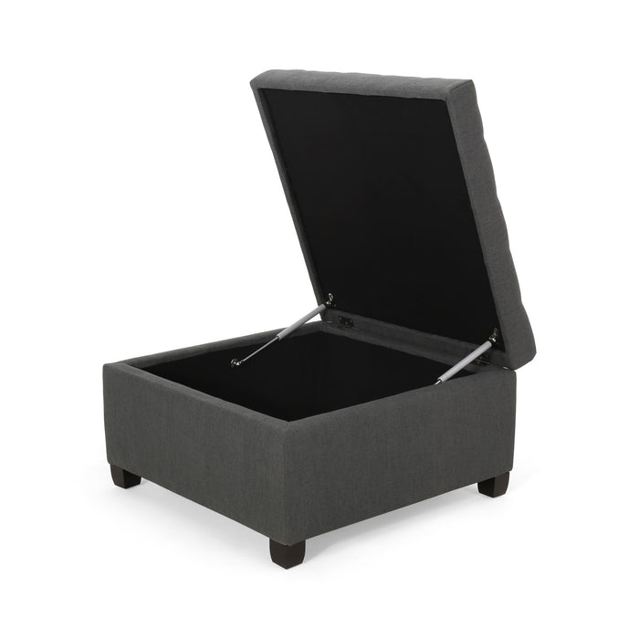 Isabella - Contemporary Ottoman With Storage