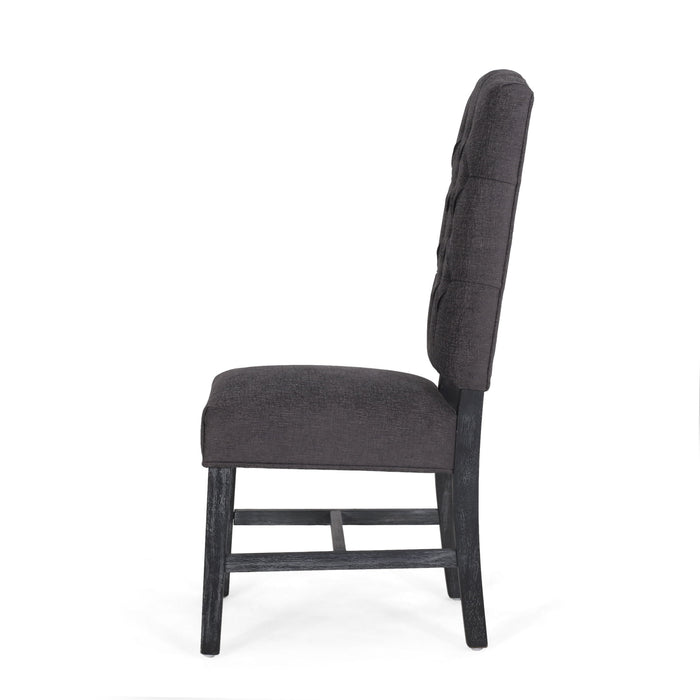 Elegant Dining Chair With Button Tufted Design
