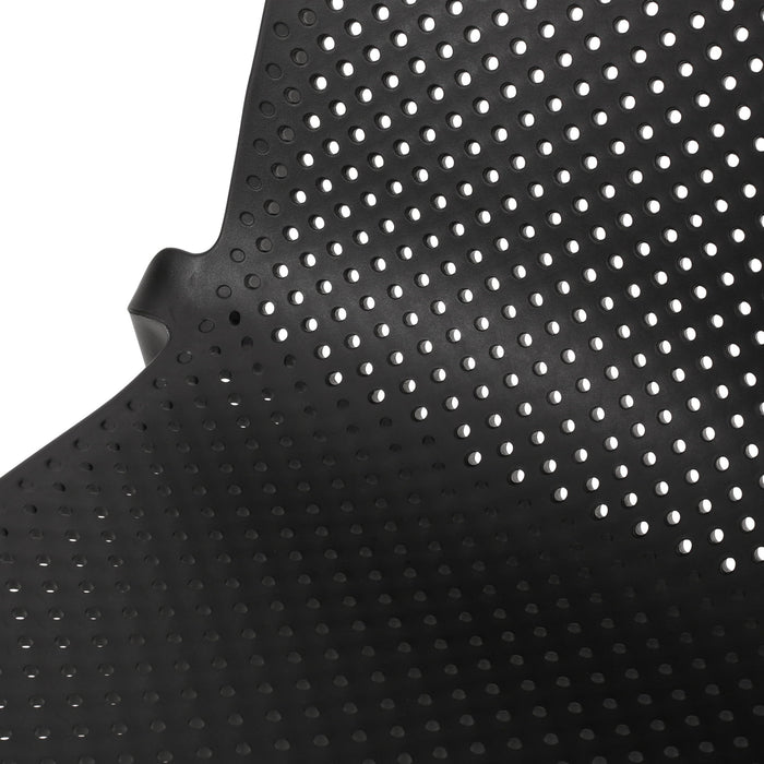 Outdoor Stacking Dining Side Chair (Set of 2)