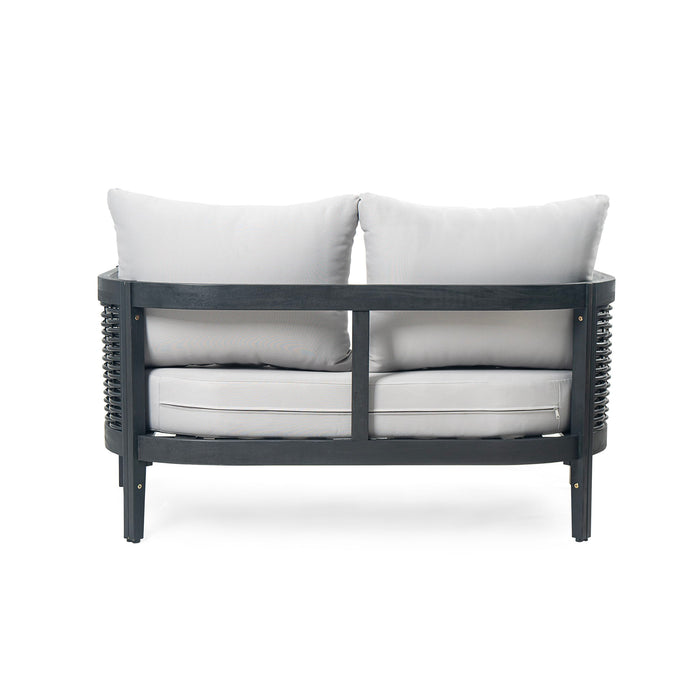 Outdoor Seating Group With Cushions And Coffee Table