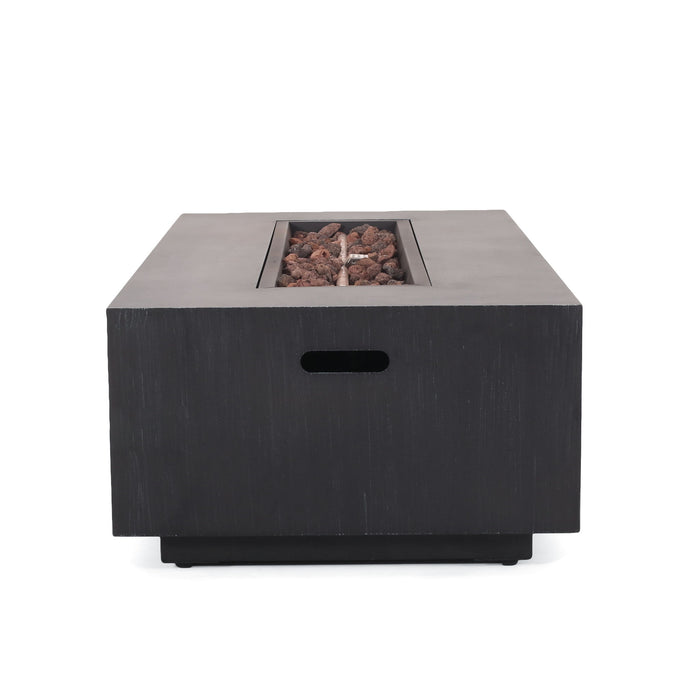 Modern Rectangle Fire Table 50, 000 Btu