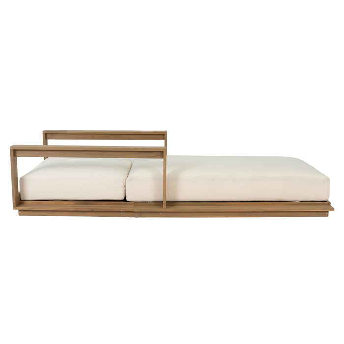 Modern Sunlounger With 5 Position Adjustable Backrest