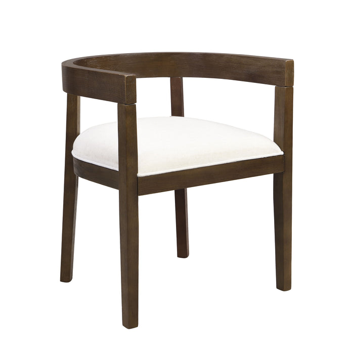 Contemporary Dining Chair Set With Armrests