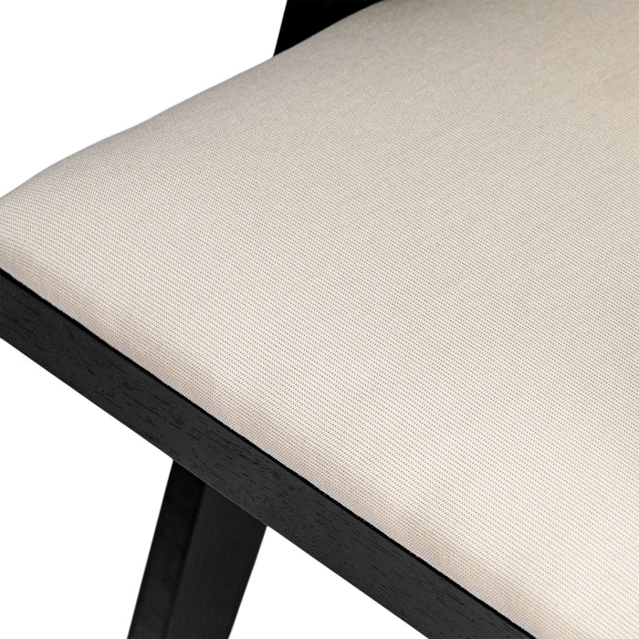 Chandigarh Farmhouse Style Cane Upholstered Dining Chairs (Set of 2)