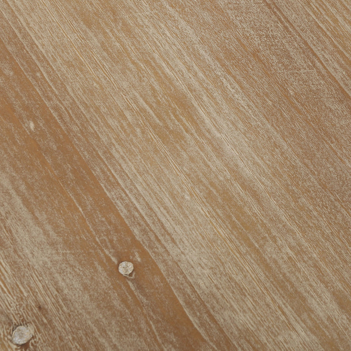 Elegant Coffee Table With Rimmed Top And Curved Design