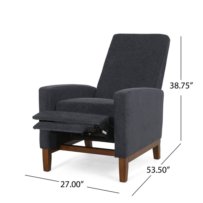 Contemporary Wide Manual Club Recliner