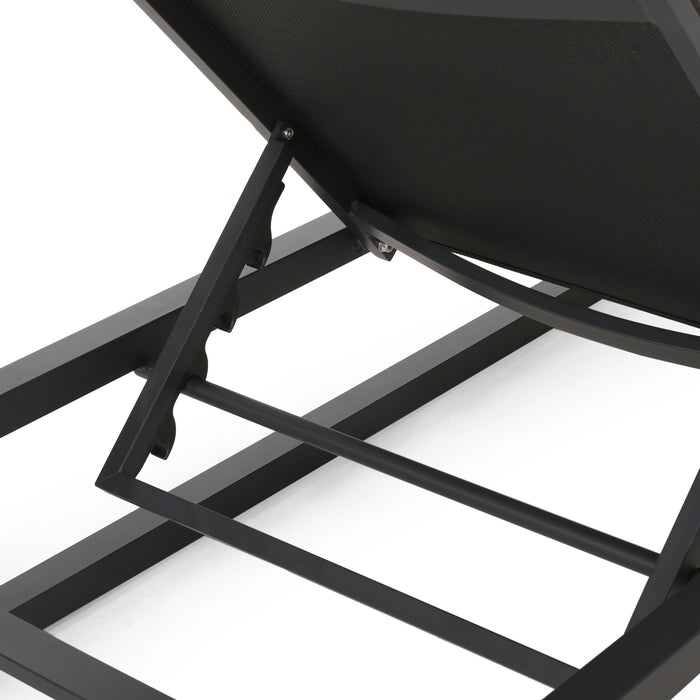 Venice - Classic Chaise Lounge With Adjustable Aluminum Frame