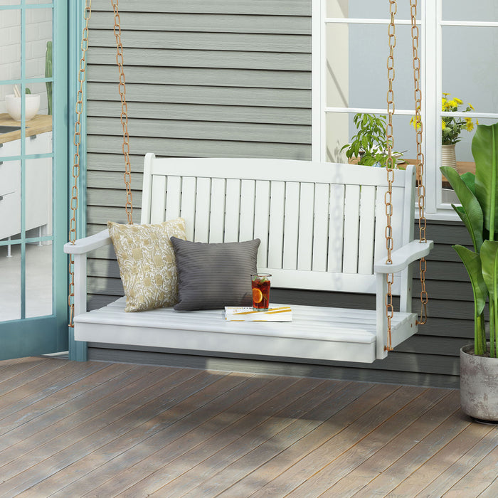 Tambora - Porch Swing Acacia Wood Slat Design