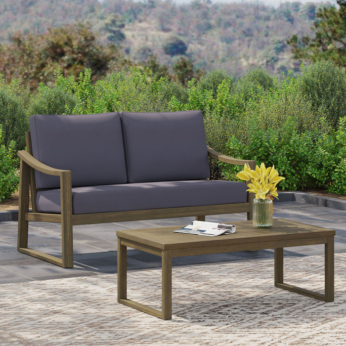 4 Person Outdoor Seating Group With Water Resistant Cushions