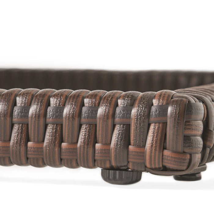 Bucharest - End Table C Shaped Side Table Rattan - Brown