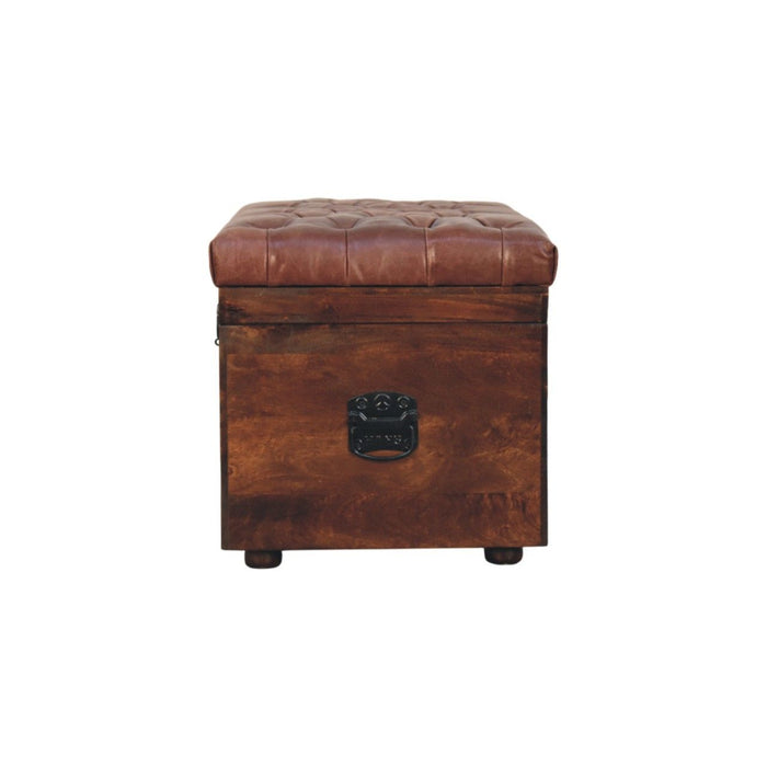Buffalo - Leather Storage Trunk