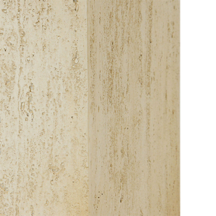 Hexagonal Archaistic Side Table High Quality Magnesium Oxide - Antique Brown