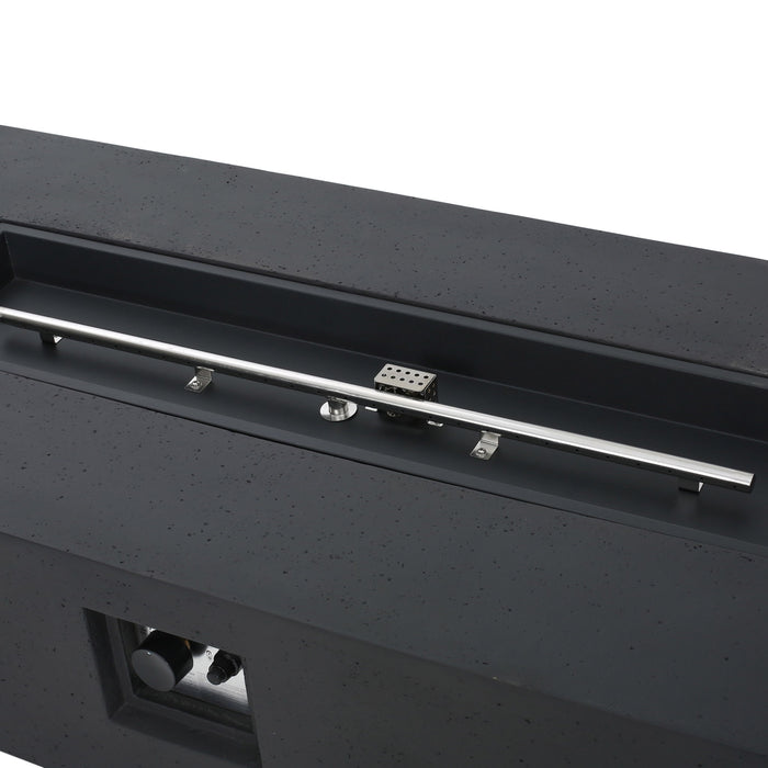 Modern Rectangle Fire Table 50, 000 Btu