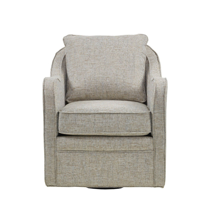 Wide Seat Arm Chair With 360 Degree Rotation