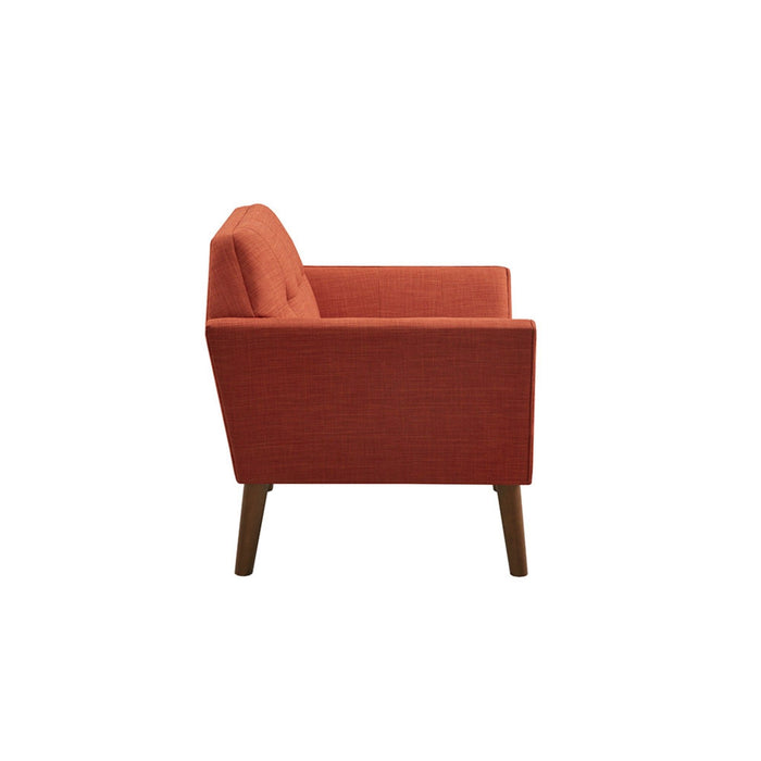 Modern Lounge Chair With Button Tufting