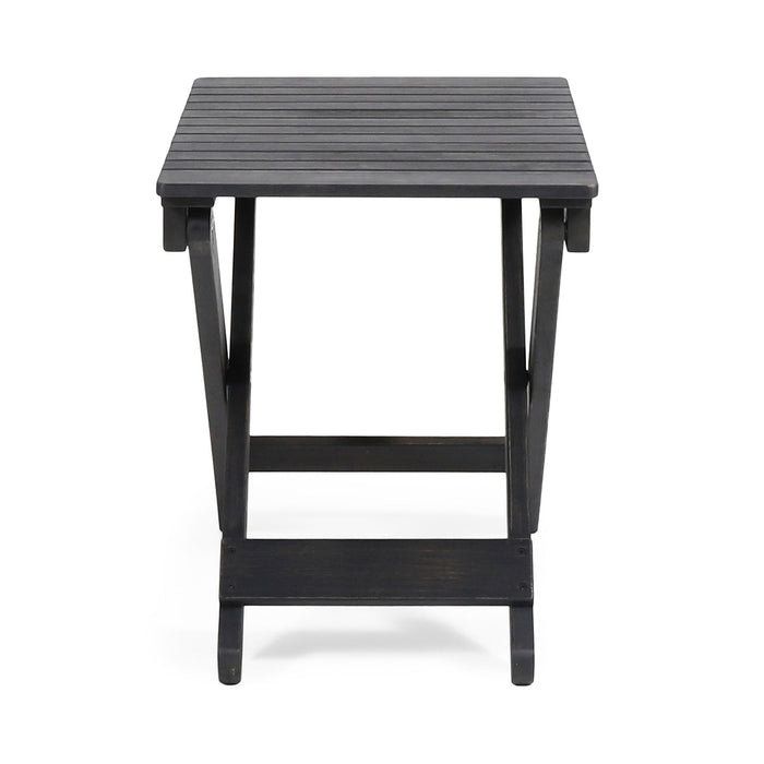 Outdoor Folding Wooden Side Table