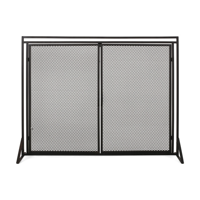 Samantha - Iron Fireplace Screen 2 Door Design
